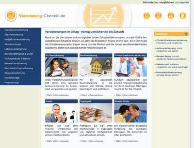 Ratgeber für Versicherungen - Versicherungs-Checklist.de