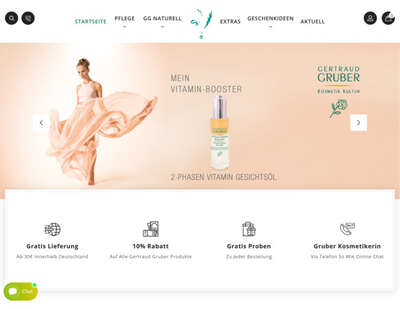 Schoenheitsfarm-kosmetik.shop - Gertraud Gruber hochwertige Kosmetik