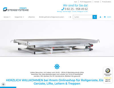 Profi-Steigsysteme.de - Layher, Albert Rollgerüste