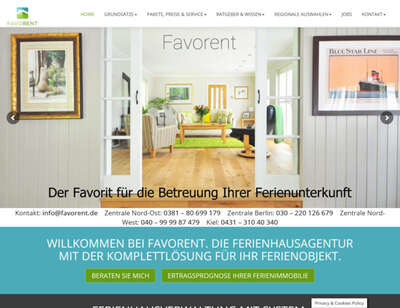 Favorent.de - Ferienhausagentur zum Festpreis