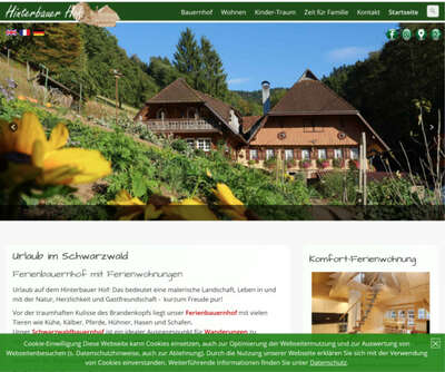 Hinterbauer Hof: Jagdurlaub in Oberharmersbach