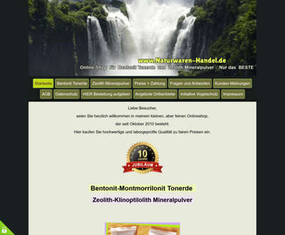 Bentonit & Zeolith Mineralpulver