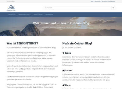 Outdoor Blog Berginstinct.de - Bergschuhe & Trekkingschuhe  hier vergleichen