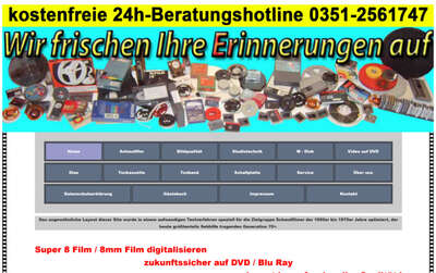 Schmalfilm/Video auf DVD in Max-Qualität