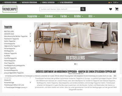 Trendcarpet - Online Fachshop für Teppiche