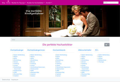 Hochzeitsagentur Die perfekte Hochzeitsfeier
