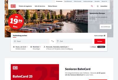 Deutsche Bahn (DB) - umfassende Informationen und Dienstleistungen fr Zugreisende
