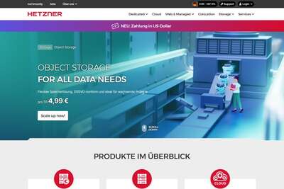 Hetzner.de - Webhosting, dedizierte Server & Cloud-Lsungen