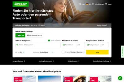 Europcar - Anbieter von Mietwagen
