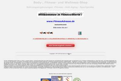 Body-, Fitness- und Wellness-Shop