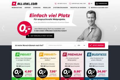 ALL-INKL. COM - Webhoster mit vielen Hosting-Dienstleistungen
