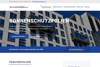 3A Glasschutzfolien GmbH - Einbruchschutzfolien, Sonnenschutz, Schaufensterbeschriftung 3A Glasschutzfolien GmbH - Einbruchschutzfolien, Sonnenschutz, Schaufensterbeschriftung
