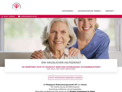 DW Häuslicher Hilfsdienst: Die Haushaltshilfe über die Krankenkasse DW Häuslicher Hilfsdienst: Die Haushaltshilfe über die Krankenkasse