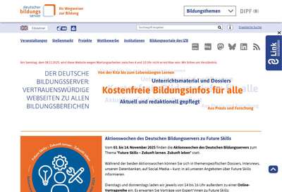 Deutscher Bildungsserver: Kostenfreie Infos & Materialien zu Bildung von Kita bis Lebenslangem Lernen