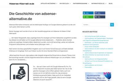Adsense-Alternative.de - Geld verdienen online Adsense-Alternative.de - Geld verdienen online