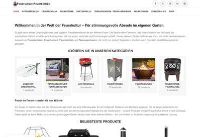 Feuerschale-Feuerkorb24.de - Die Welt der Feuerkultur, f�r stimmungsvolle Abende