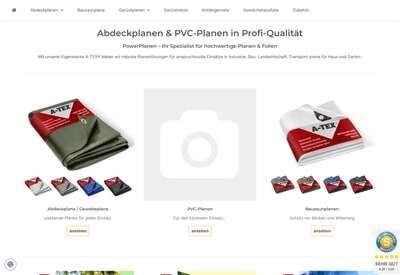 powerplanen.de - Abdeckplanen, robust und langlebig