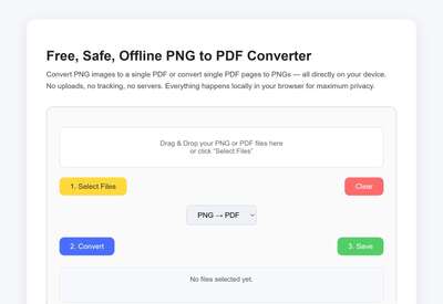 freepng2pdf.com - Umwandeln von PNG Dateien in PDF Dokumente