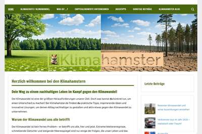 Klimahamster.de - Gemeinsam gegen den Klimawandel
