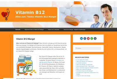 Vitaminb12-mangel.de - Alles zum Thema Vitamin B12 Mangel