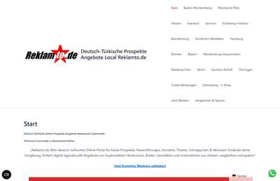 Reklamto.de � Deutsch-T�rkische Online Prospekte & Marketingplattform