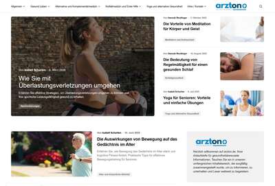 Artzon.de - Infos f�r Gesundheit und Wohlbefinden