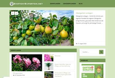 Garten-Experten.net - Gartenportal f�r Hobbyg�rtner und Pflanzenliebhaber
