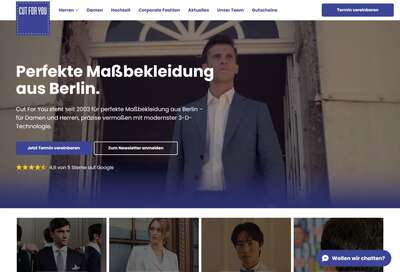 Cutforyou.com - hochwertige Stoffe und pers�nliche Beratung