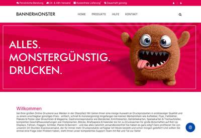 Bannermonster.com - Online-Druckerei aus Weiden in der Oberpfalz